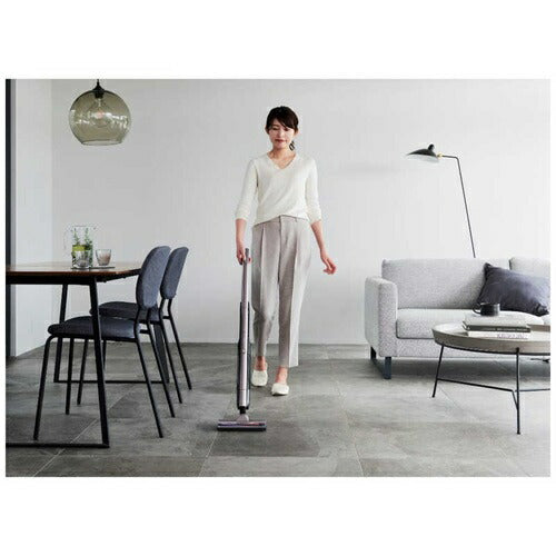 掃除機 コードレス サイクロン 自走式 2in1 置くだけで充電 2way ブラウンメタリック アイリスオーヤマ SCD-160P-T