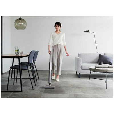 掃除機 コードレス サイクロン 自走式 2in1 置くだけで充電 2way ブラウンメタリック アイリスオーヤマ SCD-160P-T