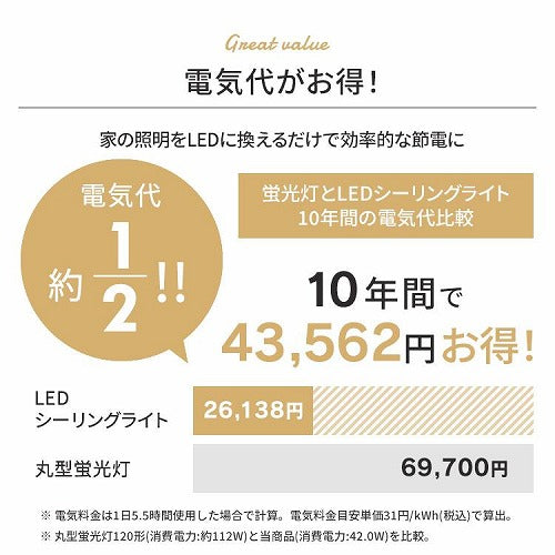 アイリスオーヤマ LEDシーリングライト 12畳 調光調色 CEA-2312DL