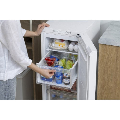 スリム冷凍庫 80L 右開き ホワイト アイリスオーヤマ KUSN-S8D-W