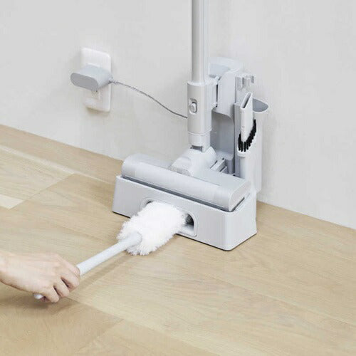 掃除機 充電式 紙パック スティッククリーナー ノルディックグレー アイリス SBD-T3P-NH