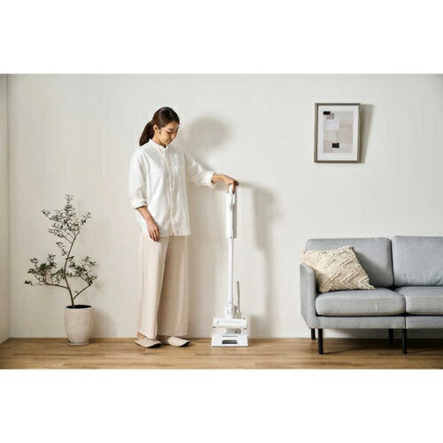 掃除機 充電式 紙パック スティッククリーナー ホワイト アイリス SBD-G5P-W