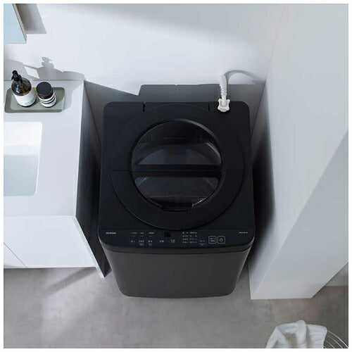 全自動電気洗濯機 OSH fit（オッシュ フィット） 標準洗濯/脱水容量5.0kg ブラック アイリスオーヤマ ITW-50B01-B