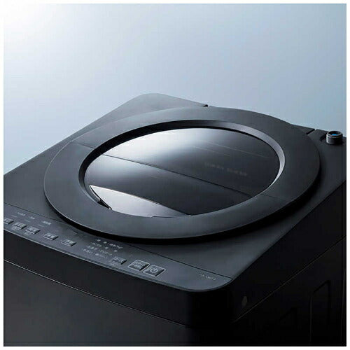 全自動電気洗濯機 OSH fit（オッシュ フィット） 標準洗濯/脱水容量5.0kg ブラック アイリスオーヤマ ITW-50B01-B