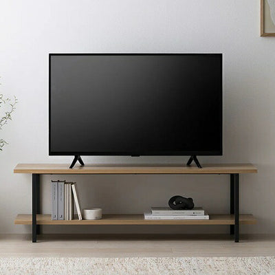 テレビ台 幅75cm AVボード ナチュラル/ブラック アイリスオーヤマ HAB-750