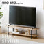 アイリスオーヤマ テレビ台 幅120cm AVボード ナチュラル/ブラック HAB-1200 ローボード オープンテレビ台 TV台 収納 40インチ 50インチ対応