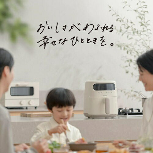 IRIS OHYAMA アイリスオーヤマ 過熱水蒸気エアフライヤー FV-M30A-C アイボリー