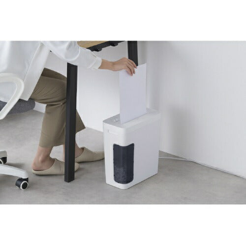 アイリスオーヤマ パーソナルシュレッダー SHIZCUT シズカット KP4GM-45 静音 マイクロクロスカット 4枚同時細断 セキュリティ対策 家庭用