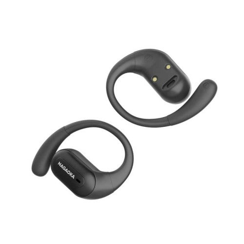 オープンイヤー型ワイヤレスイヤホン マイルドブラック ナガオカ NOW10MBK