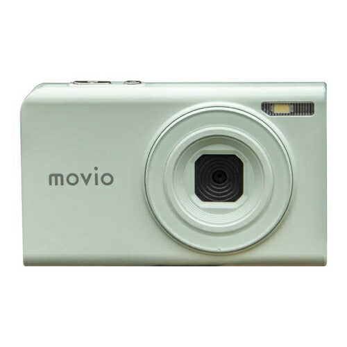 デジカメ デジタルカメラ オートフォーカス搭載 MOVIO ナガオカ MAF500MGN ミントグリーン デジタルズーム 4倍 接写 軽量 92g