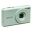 デジカメ デジタルカメラ オートフォーカス搭載 MOVIO ナガオカ MAF500MGN ミントグリーン デジタルズーム 4倍 接写 軽量 92g