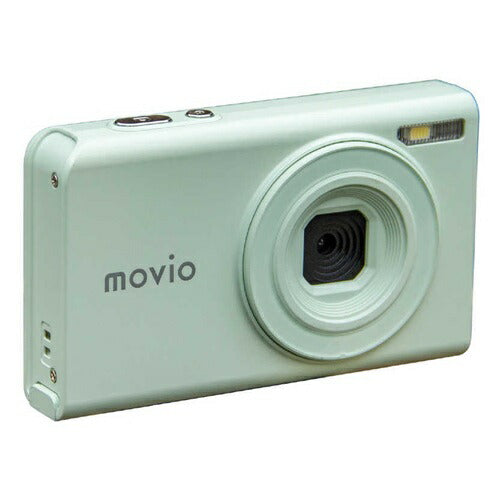 デジカメ デジタルカメラ オートフォーカス搭載 MOVIO ナガオカ MAF500MGN ミントグリーン デジタルズーム 4倍 接写 軽量 92g