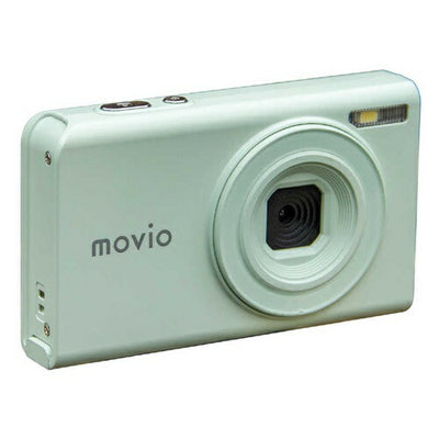 デジカメ デジタルカメラ オートフォーカス搭載 MOVIO ナガオカ MAF500MGN ミントグリーン デジタルズーム 4倍 接写 軽量 92g