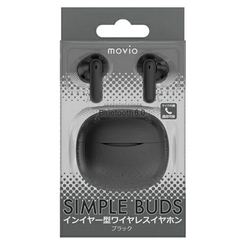 NAGAOKA ナガオカ 完全ワイヤレスイヤホン movio MSB01BK Bluetooth ブラック
