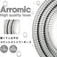 アラミック Arromic 軽くてしなやか ステンレスシャワーホース 1．6m H-S1A 軽量 253g 3年間製品保証 アダプター付属 細ホース 太ホース 樹脂エルボ 工具なしで付け替え可能 日本製