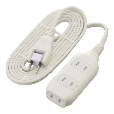 3個口タップ マグネット付き 2m オーム電機 HS-T32MGW22