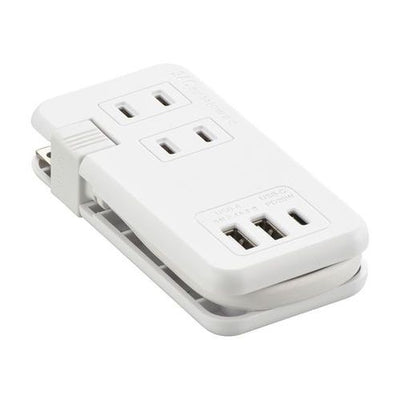 モバイルUSBタップ くるっと収納 PD対応 20W オーム電機 HS-A3U2C120E-W