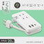 モバイルUSBタップ くるっと収納 PD対応 20W オーム電機 HS-A3U2C120E-W