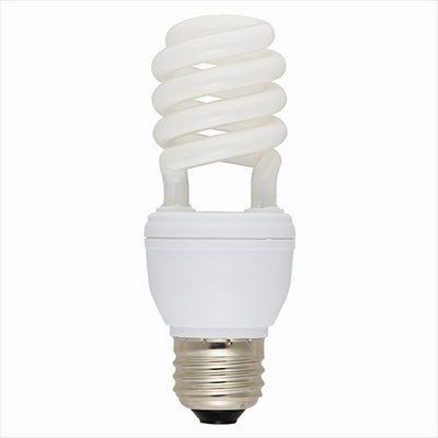 オーム電機 OHM 電球形蛍光灯 エコなボール60W形口金E26昼光色スパイラルタイプ2個入り EFD15ED／12NX2P