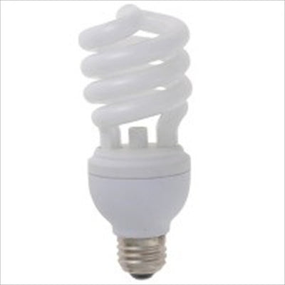 オーム電機 OHM エコなボール 電球形蛍光灯 E26 スパイラル形 100W相当 昼光色 21W 147mm エコなボール傘交換球 EFD25ED／21／KS