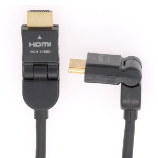 HDMI ケーブル スイング横型 1.5m オーム VIS-C15SH-K