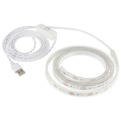 LEDテープライト 明暗＋人感センサー付き 乾電池式 テープ長さ1m オーム NIT-BLA6TB10