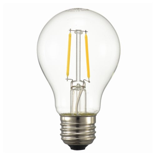 LEDフィラメントタイプ電球 E26 20形相当 電球色 オーム LDA2L C6