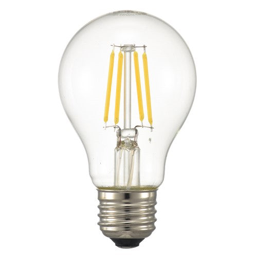 LEDフィラメントタイプ電球 E26 40形相当 電球色 オーム LDA4L C6