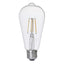 LEDフィラメントタイプレトロ球 E26 40形相当 電球色 オーム LDF3L C6/ST64