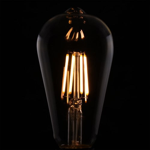 LEDフィラメントタイプレトロ球 E26 40形相当 電球色 オーム LDF3L C6/ST64