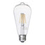 LEDフィラメントタイプレトロ球 E26 60形相当 電球色 オーム LDF5L C6/ST64