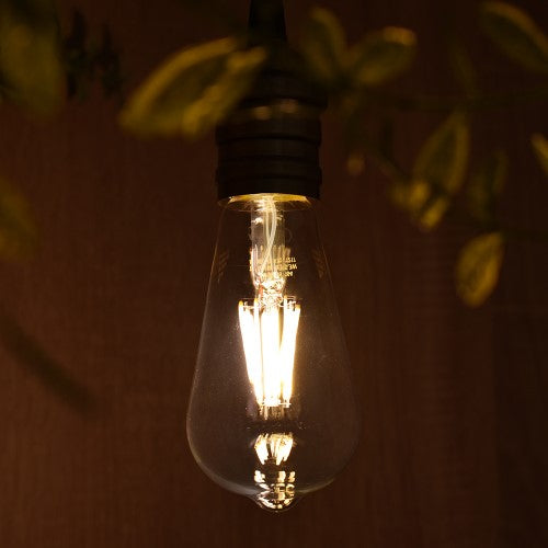 LEDフィラメントタイプレトロ球 E26 60形相当 電球色 オーム LDF5L C6/ST64