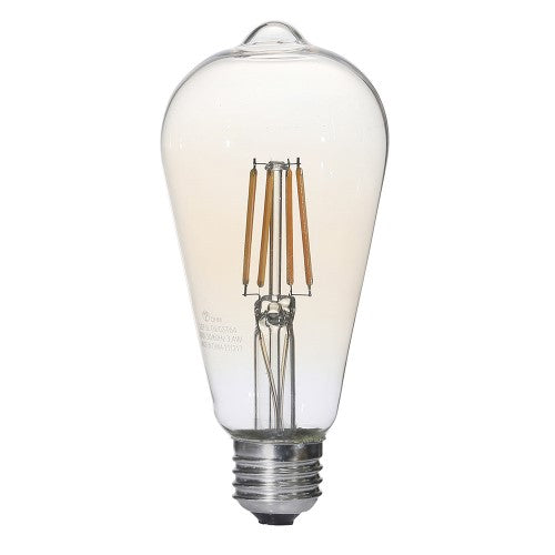 LEDフィラメントタイプレトロ球 E26 40形相当 キャンドル色 オーム LDF3L C6/GST64