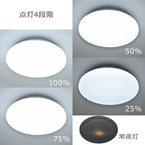 LEDシーリングライト 6畳用 調光 昼光色 オーム電機 LE-Y24D6G-W5