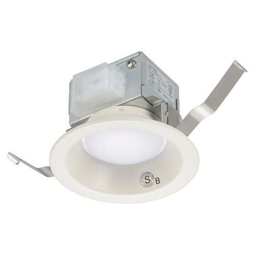 OHM オーム電機 LEDダウンライト 100形相当 LT-D1010111-L 埋込穴φ100 電球色 白枠
