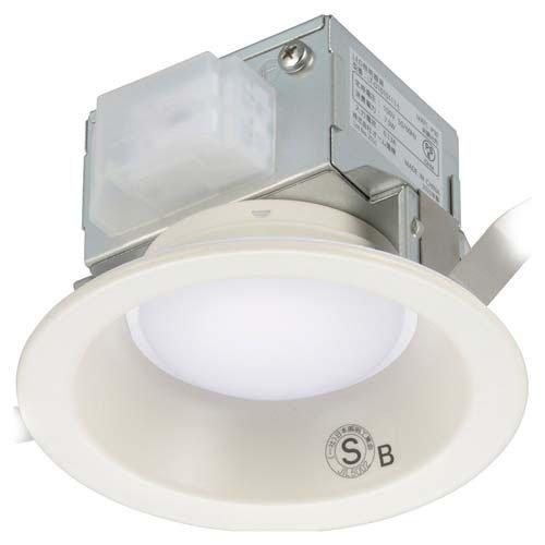 OHM オーム電機 LEDダウンライト 100形相当 LT-D1010111-L 埋込穴φ100 電球色 白枠