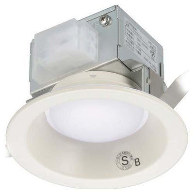 OHM オーム電機 LEDダウンライト 100形相当 LT-D1010111-L 埋込穴φ100 電球色 白枠