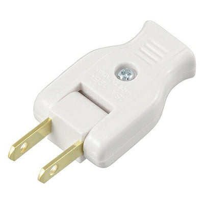 ムービープラグ 白 補修用 オーム電機 HS-HMVP/WP