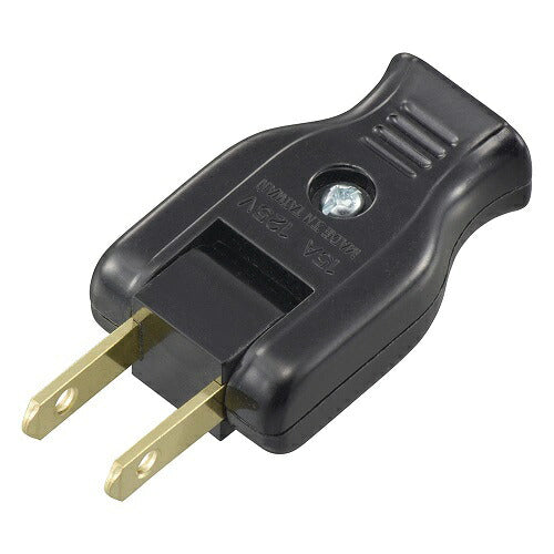 ムービープラグ 黒 補修用 オーム電機 HS-HMVP/KP