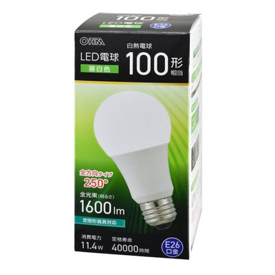 LED電球 E26 100形相当 昼白色 オーム電機 LDA11N-G AG59