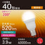 LED電球小形 E17 40形相当 電球色 オーム電機 LDA4L-G-E17 IS53