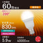 LED電球小形 E17 60形相当 電球色 オーム電機 LDA6L-G-E17 IS53