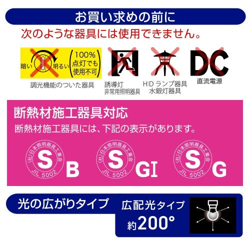 LED電球小形 E17 60形相当 昼白色 2個入 オーム電機 LDA6N-G-E17 IS53 2P
