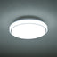 オーム電機 LED内玄関灯 シーリングライト 昼光色 LT-Y18D-GB 100形相当 省エネ コンパクト 天井照明 簡単取付