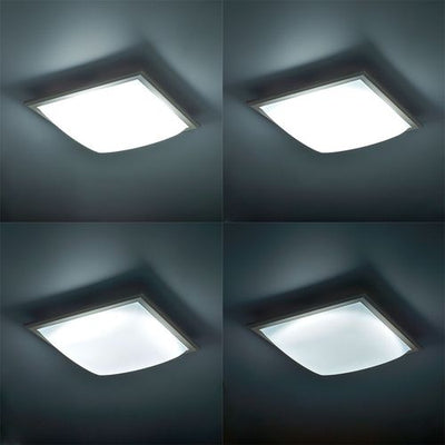 LEDシーリングライト 四角セードタイプ 6畳用 調光 リモコン付 昼光色 オーム電機 LE-W36D6G-W