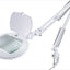 オーム OHM エルズーム LEDアームライト AS－L8095－2B－W 07－8133 L－ZOOM ルーペ付