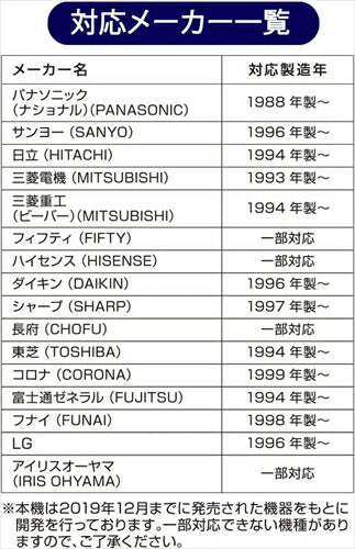 オーム電機 大きな文字で見やすいエアコン用リモコン 13メーカー対応 07－8218 OAR－N12 OHM