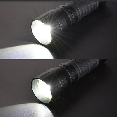 LEDズームライト ラバーグリップ ECLAT 530ルーメン オーム電機 LHA-Z50A7