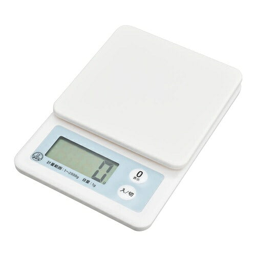 OHM オーム電機 デジタルクッキングスケール 2kg ブルー COK-S201-A