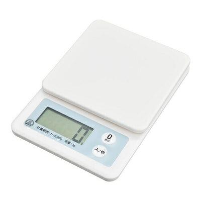 OHM オーム電機 デジタルクッキングスケール 2kg ブルー COK-S201-A